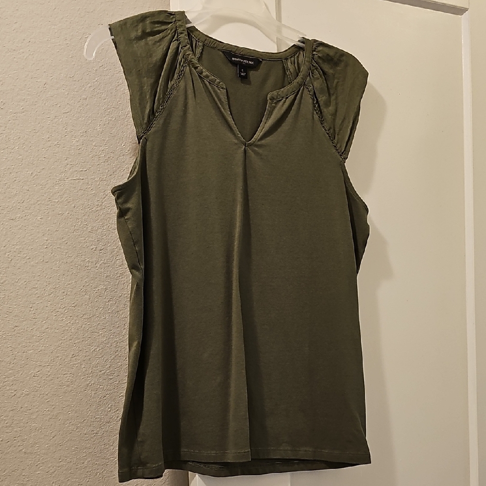Banana Republic Dark Green Tank Top